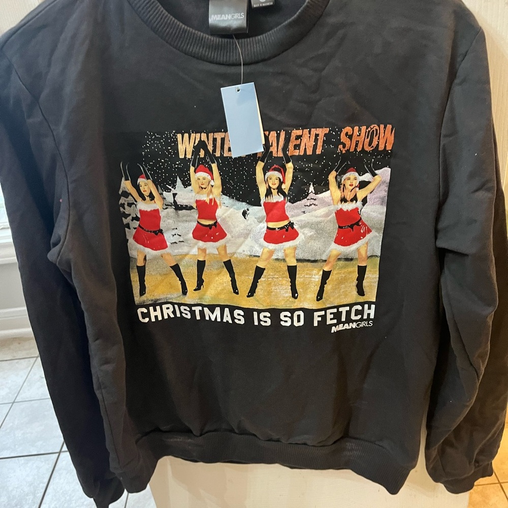 Mean Girls Black Christmas Sweater Size Small